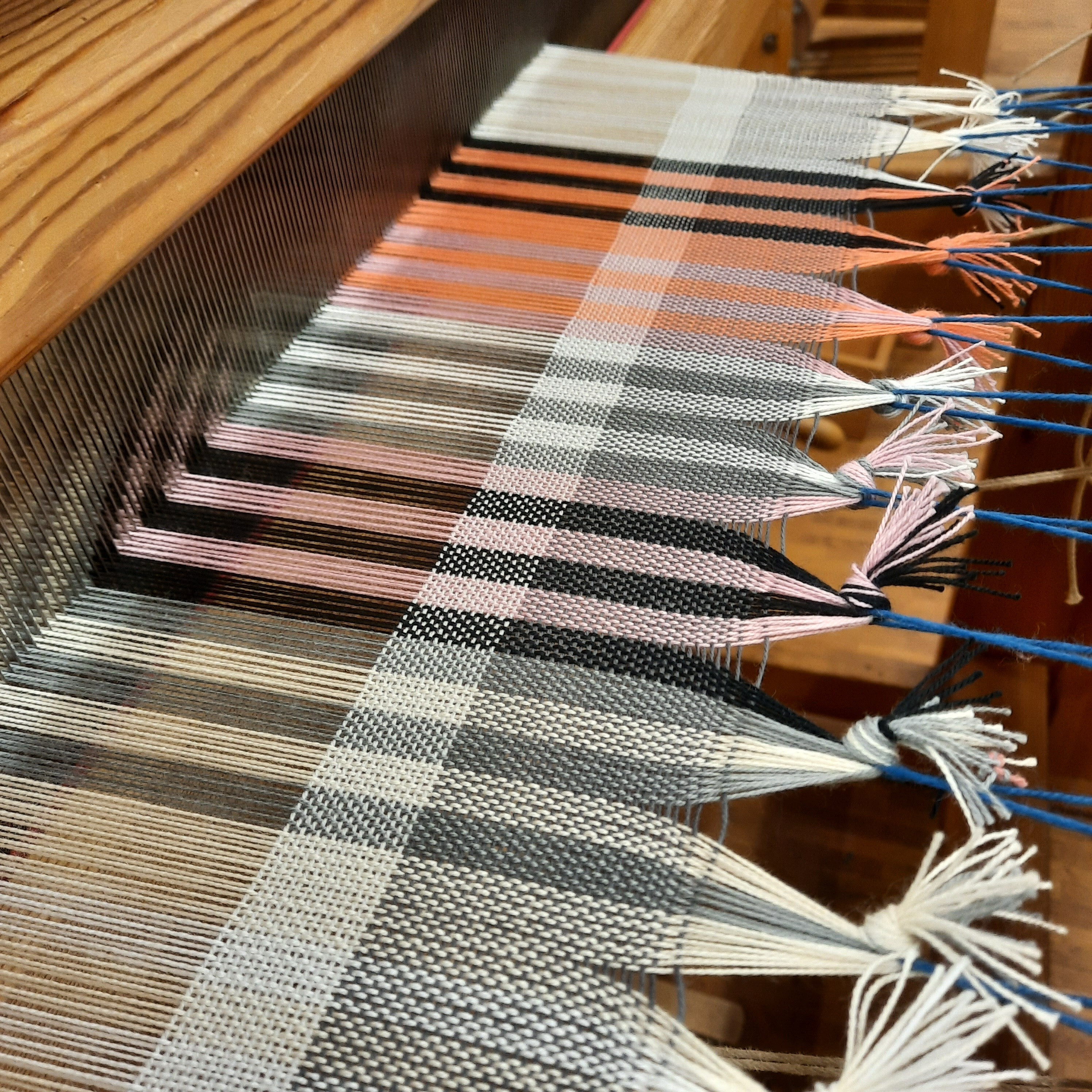 Glimakra Standard 120, Webstuhl, Geschirrtücher, Homage to Anni Albers